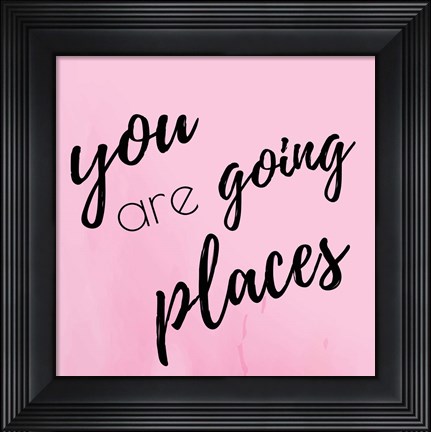 Framed Going Places Print