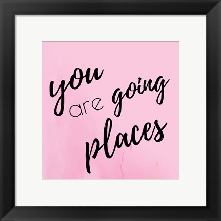 Framed Going Places Print