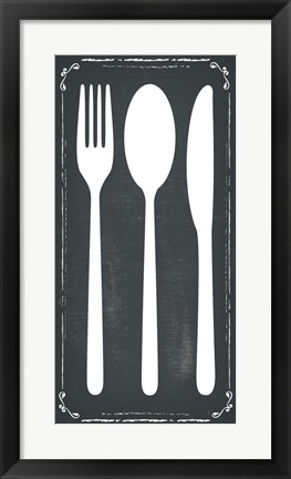 Framed Utensils Print