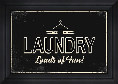 Framed Laundry Print