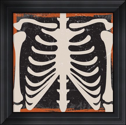 Framed Skeleton Print