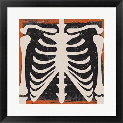 Framed Skeleton Print