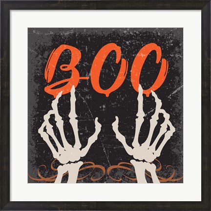 Framed Boo Print