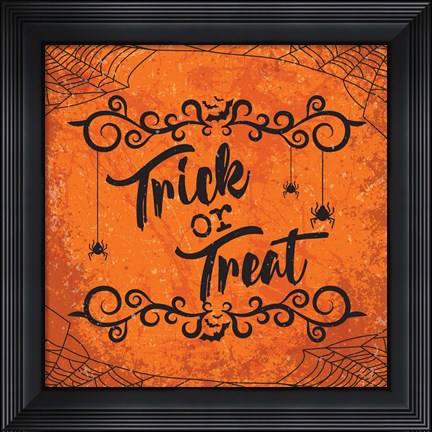 Framed Trick or Treat Print