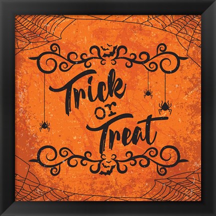 Framed Trick or Treat Print