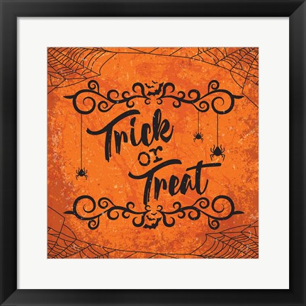 Framed Trick or Treat Print