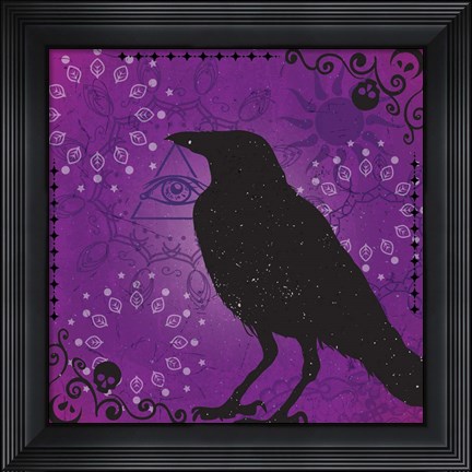 Framed Raven Print