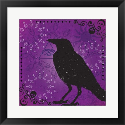 Framed Raven Print