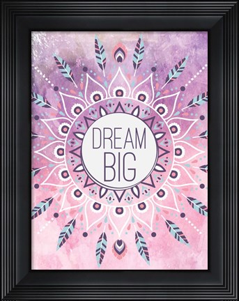 Framed Boho Dream Big Print
