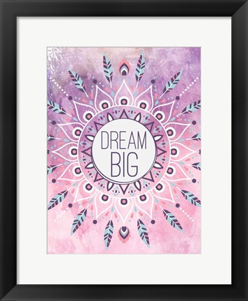 Framed Boho Dream Big Print