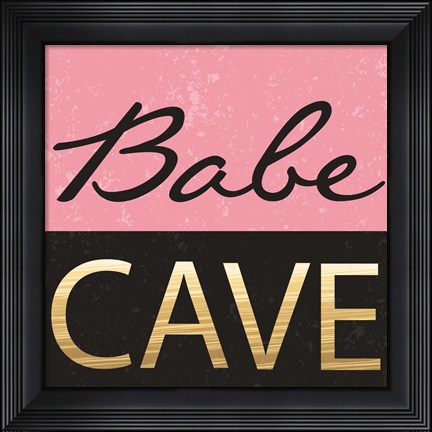Framed Babe Cave Print