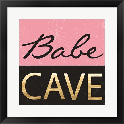 Framed Babe Cave Print