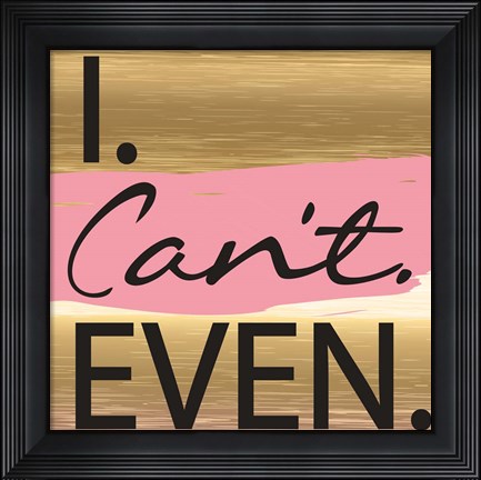Framed I Can&#39;t Even Print