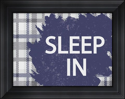 Framed Sleep In Print