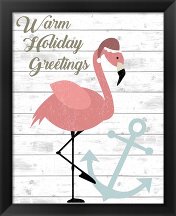 Framed Warm Holiday Greetings Print