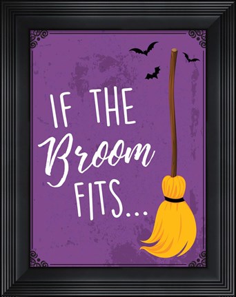 Framed Broom Fits Print