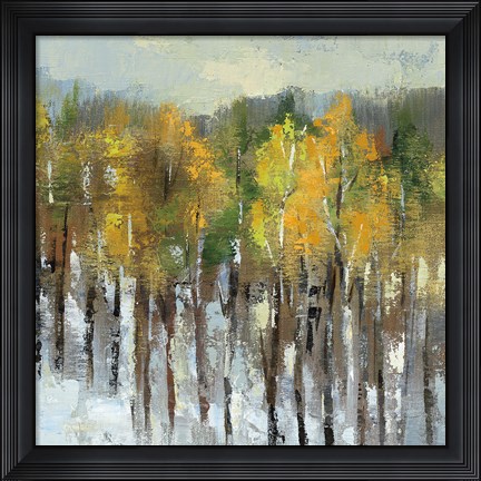 Framed January Landscape Print