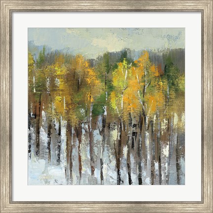 Framed January Landscape Print