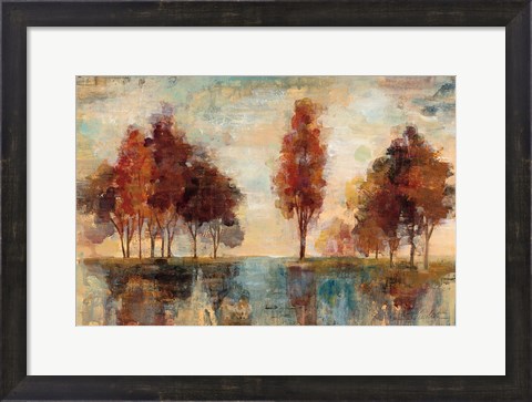 Framed Field and Forest Print