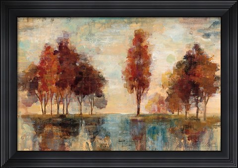 Framed Field and Forest Print
