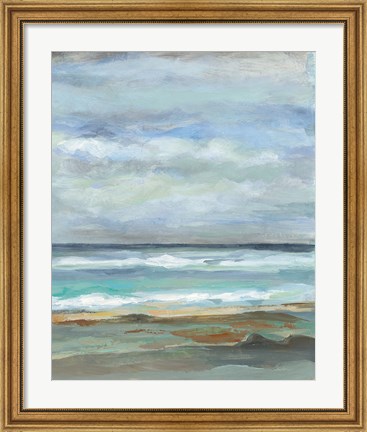Framed Seashore VIII Print
