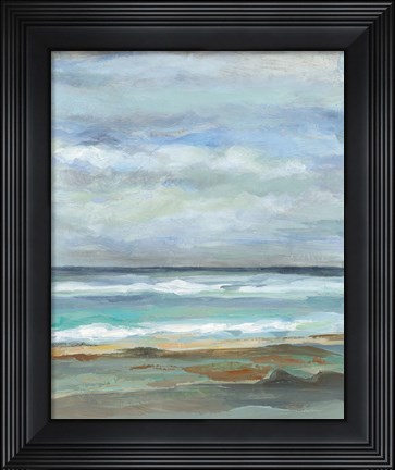 Framed Seashore VIII Print