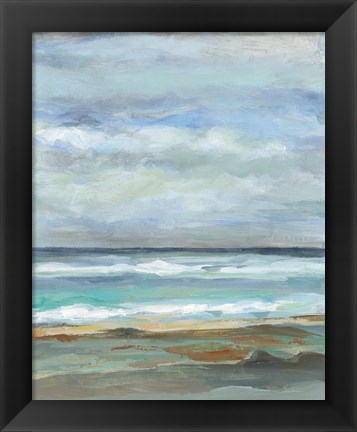 Framed Seashore VIII Print