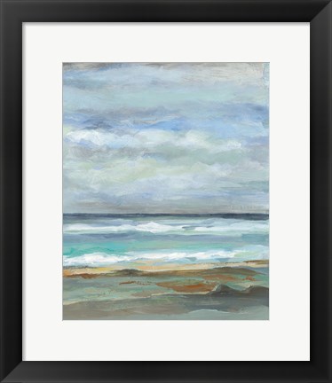 Framed Seashore VIII Print