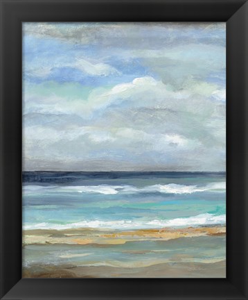 Framed Seashore VII Print