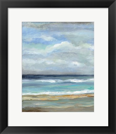 Framed Seashore VII Print