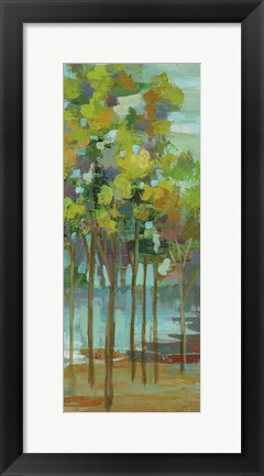 Framed Spring Trees Panel II Print