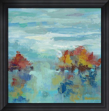 Framed Morning Mist II Print