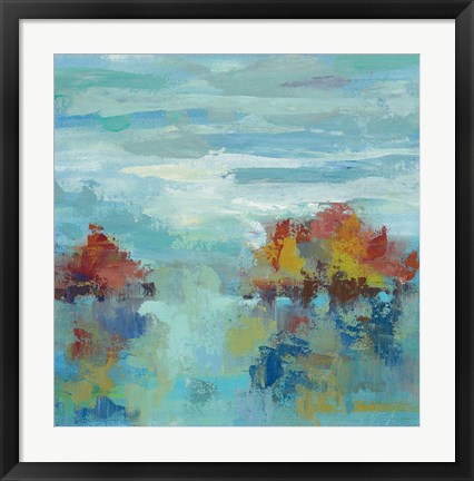 Framed Morning Mist II Print