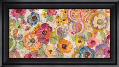 Framed Bohemian Summer I Print