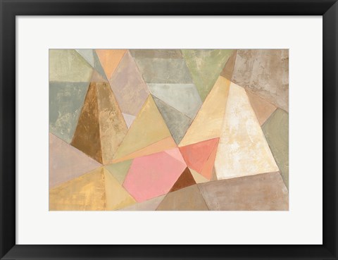 Framed Geometric Abstract Print