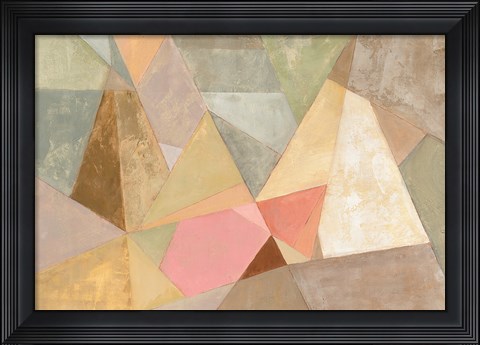 Framed Geometric Abstract Print