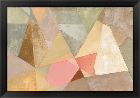 Framed Geometric Abstract Print