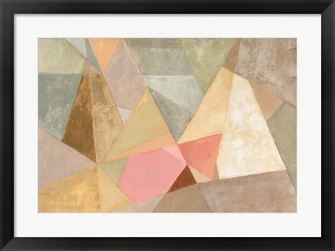 Framed Geometric Abstract Print