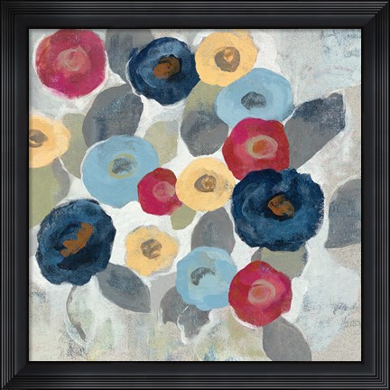 Framed Winter Flowers II Print