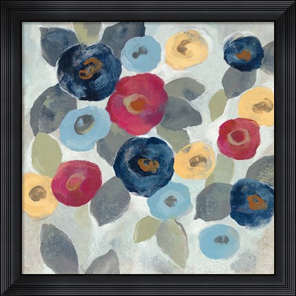 Framed Winter Flowers III Print