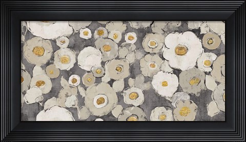 Framed Bohemian Bouquet I Neutral Print