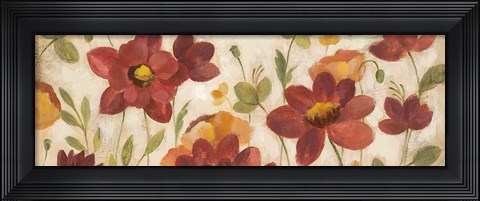 Framed Marsala Fiori II Print