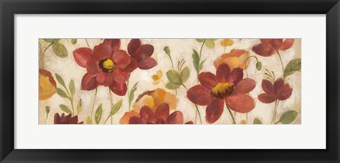 Framed Marsala Fiori II Print