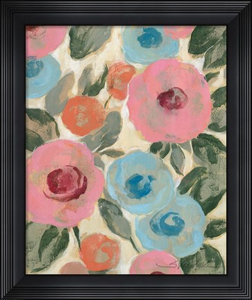 Framed Parisian Floral III Print