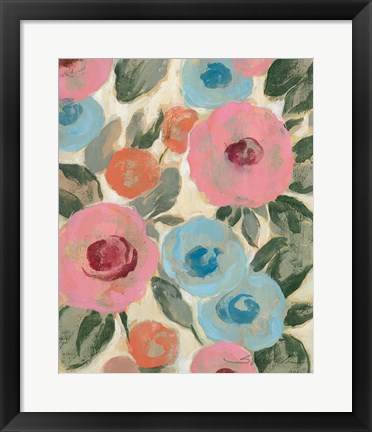 Framed Parisian Floral III Print