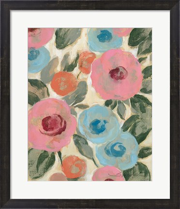 Framed Parisian Floral III Print