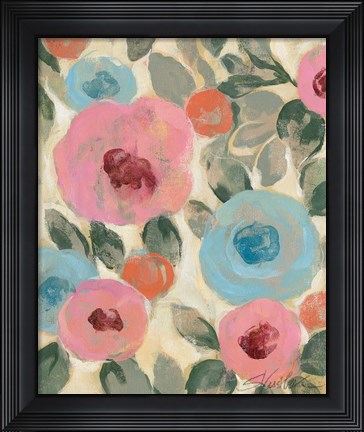 Framed Parisian Floral II Print