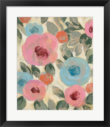 Framed Parisian Floral II Print