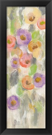 Framed Dreamy Flowers I Print