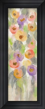 Framed Dreamy Flowers II Print